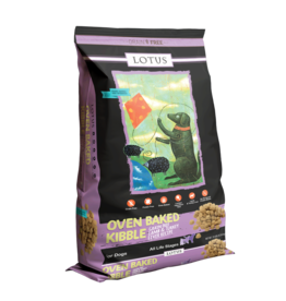 Lotus Natural Pet Food Lotus Oven Baked Dog Kibble | Grain Free Lamb & Turkey Liver Recipe 10 lb