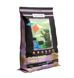 Lotus Natural Pet Food z Lotus Oven Baked Dog Kibble | Grain Free Lamb & Turkey Liver Recipe 10 lb