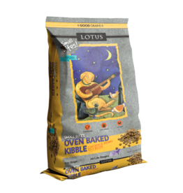 Lotus Natural Pet Food Lotus Oven Baked Dog Kibble | Small Bites Adult Chicken & Brown Rice Recipe 12.5 lb