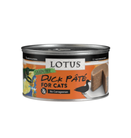 Lotus Natural Pet Food Lotus Pate Canned Cat Food | Grain Free Duck 2.75 oz single