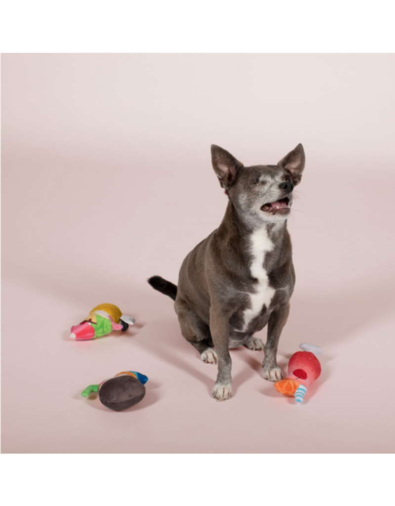 Pet Shop Pet Shop Fringe Studio Plush Dog Toy | Mini Tropical Drinks 3 pk