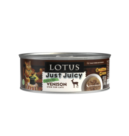 Lotus Natural Pet Food Lotus Just Juicy Canned Cat Food | Grain Free Venison Stew 5.3 oz single