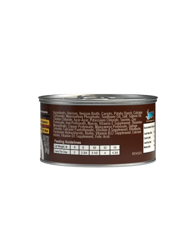 Lotus Natural Pet Food Lotus Just Juicy Canned Cat Food | Grain Free Venison Stew 2.5 oz single