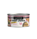 Lotus Natural Pet Food Lotus Just Juicy Canned Cat Food | Grain Free Turkey Stew 2.5 oz single