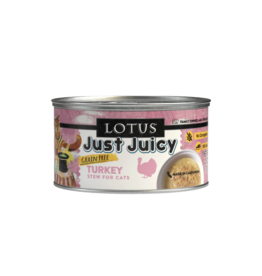 Lotus Natural Pet Food Lotus Just Juicy Canned Cat Food | Grain Free Turkey Stew 2.5 oz single