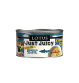 Lotus Natural Pet Food Lotus Just Juicy Canned Cat Food | Grain Free Salmon & Pollock Stew 2.5 oz single