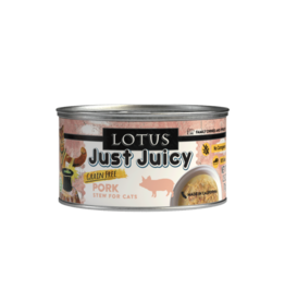 Lotus Natural Pet Food Lotus Just Juicy Canned Cat Food | Grain Free Pork Stew 2.5 oz single