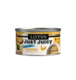 Lotus Natural Pet Food Lotus Just Juicy Canned Cat Food | Grain Free Chicken Stew 2.5 oz single