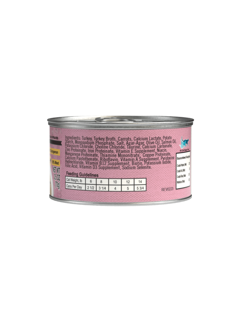 Lotus Natural Pet Food Lotus Just Juicy Canned Cat Food | Grain Free Turkey Stew 2.5 oz CASE/24