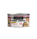 Lotus Natural Pet Food Lotus Just Juicy Canned Cat Food | Grain Free Turkey Stew 2.5 oz CASE/24