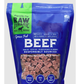 Raw Dynamic Raw Dynamic Frozen Raw Dog Food | Free Range Beef Cubes 6 lb (*Frozen Products for Local Delivery or In-Store Pickup Only. *)