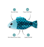 Pet Shop Pet Shop Fringe Studio Cat Toy Box | Little Fishy Fish Cat Kicker