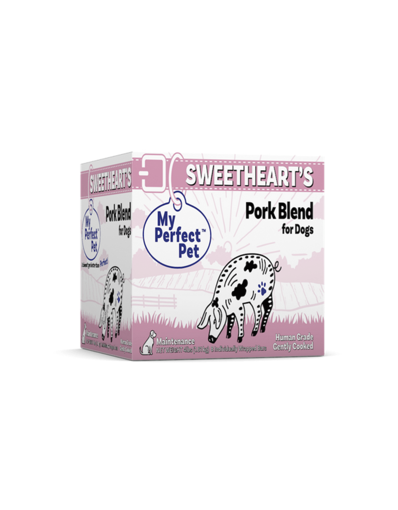 My Perfect Pet Gently Cooked Dog Food | SweetHeart's Pork Blend Grain Free 4 lb (*Frozen Products for Local Delivery or In-Store Pickup Only. *)