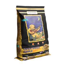 Lotus Natural Pet Food DISC/D Lotus Oven Baked Dog Kibble | Adult Chicken & Brown Rice  Recipe 12.5 lb