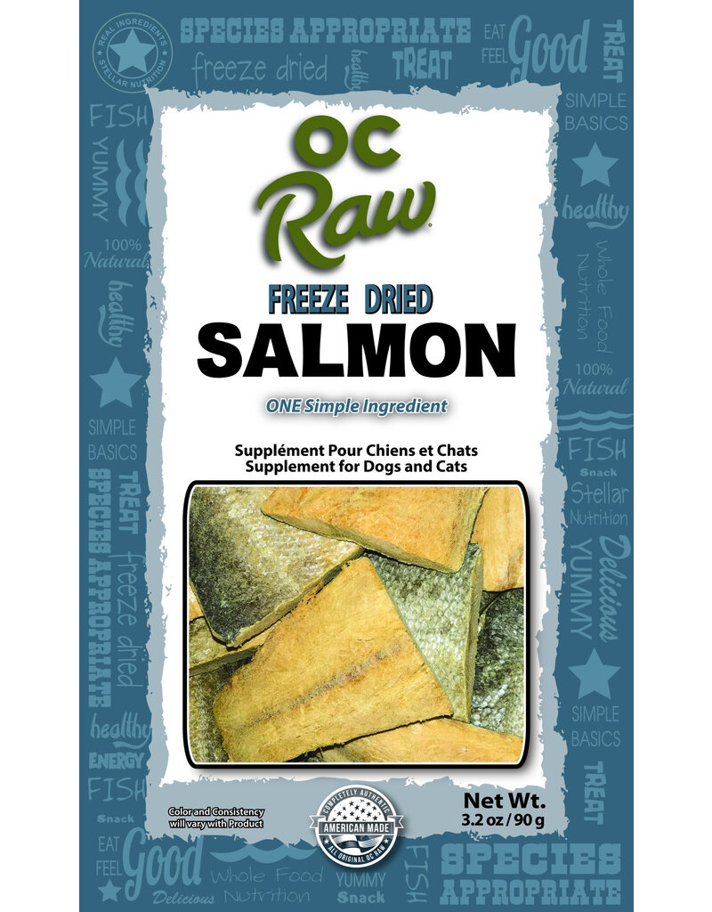 OC Raw Pet Food OC Raw Freeze Dried Treats | Salmon 3.2 oz