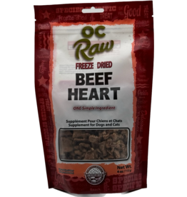OC Raw Pet Food OC Raw Freeze Dried Treats | Beef Hearts 4 oz