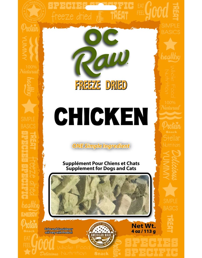 OC Raw Pet Food OC Raw Freeze Dried Treats | Chicken Breast Nuggets 4 oz