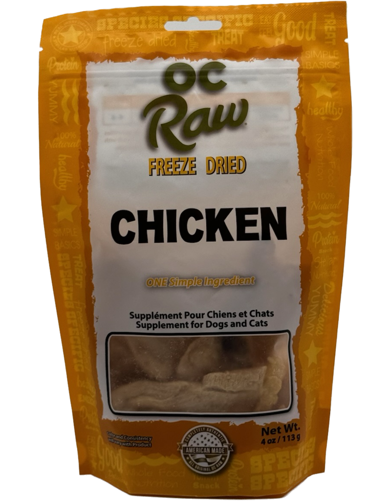 OC Raw Pet Food OC Raw Freeze Dried Treats | Chicken Breast Nuggets 4 oz