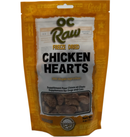 OC Raw Pet Food OC Raw Freeze Dried Treats | Chicken Hearts 4 oz