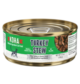 Koha Koha Canned Cat Food CASE of 24 Turkey Stew 5.5 oz