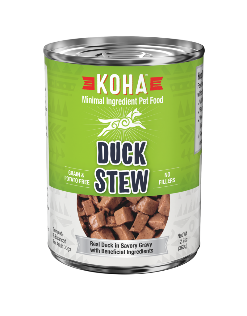 Koha Koha Canned Dog Food Duck Stew 12.7 oz single