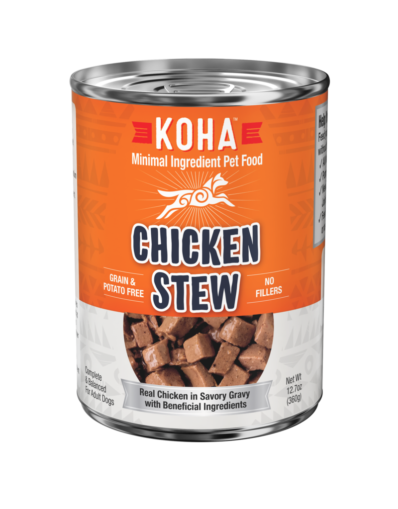 Koha Koha Canned Dog Food Chicken Stew 12.7 oz single