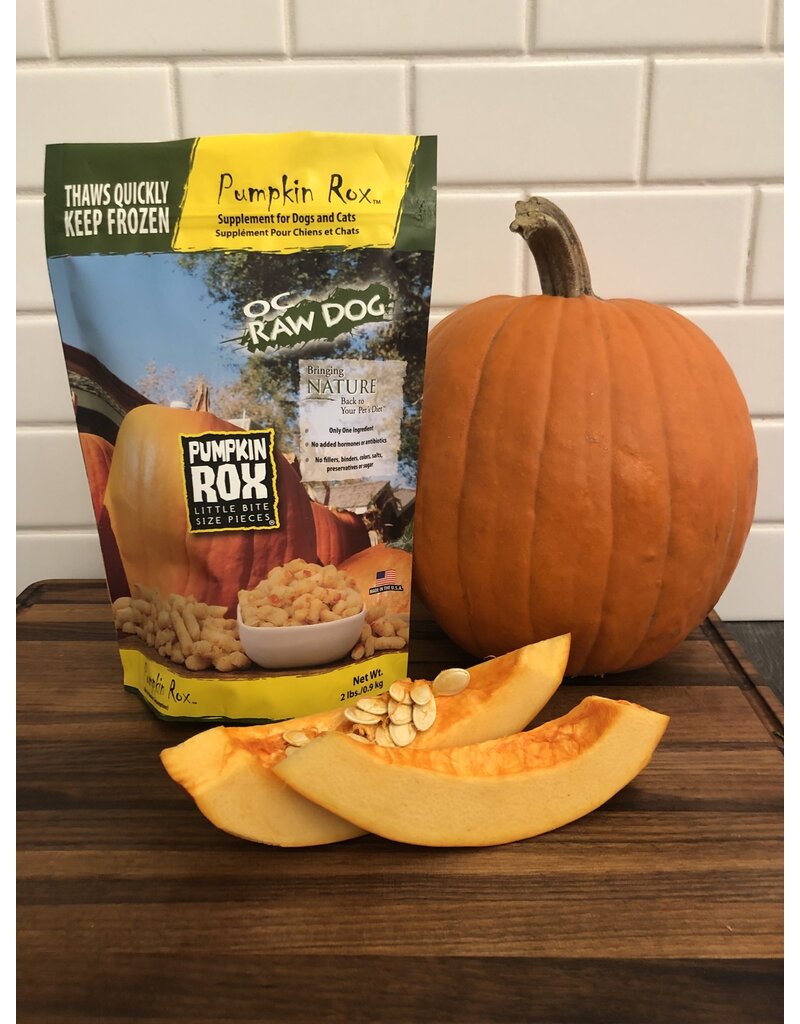 OC Raw Pet Food OC Raw Frozen Rox Supplement | Pumpkin 2 lb (*Frozen Products for Local Delivery or In-Store Pickup Only. *)