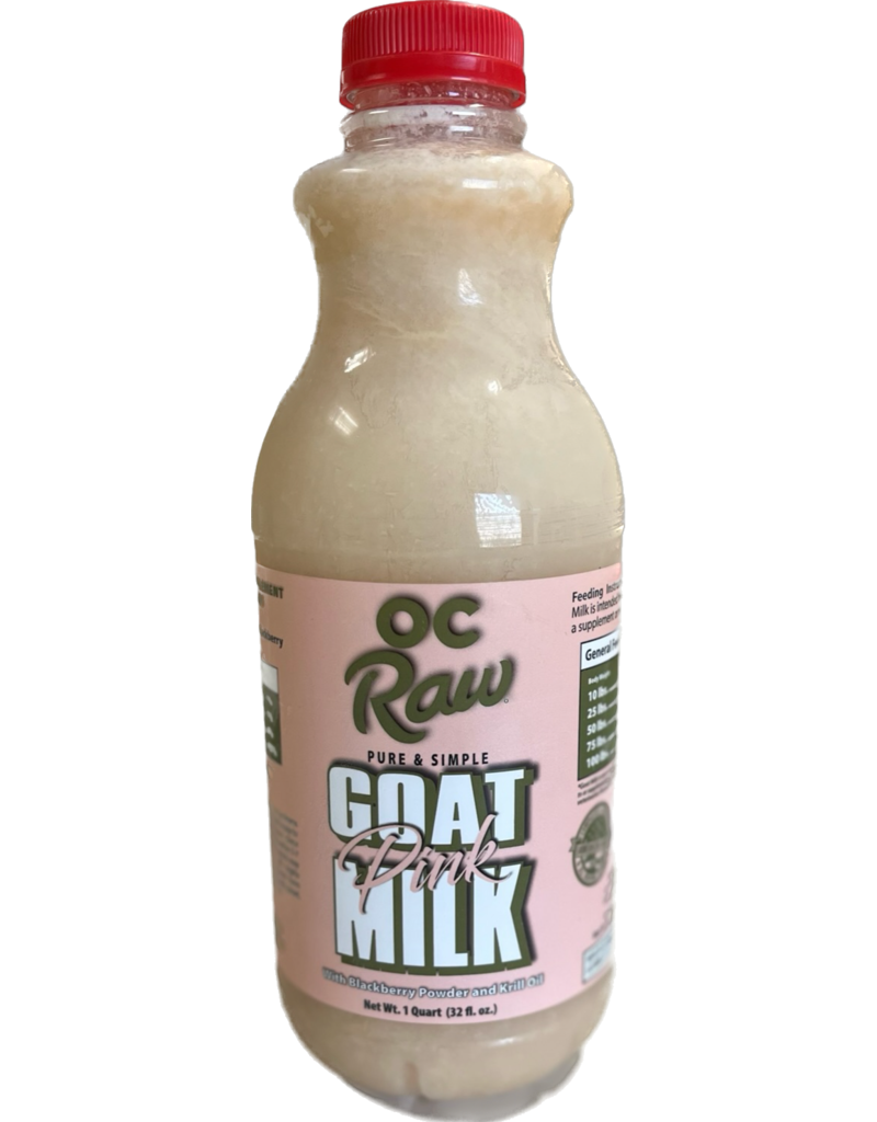 OC Raw Pet Food OC Raw Frozen Raw Goat Milk | Pink Goat Milk 32 oz (*Frozen Products for Local Delivery or In-Store Pickup Only. *)
