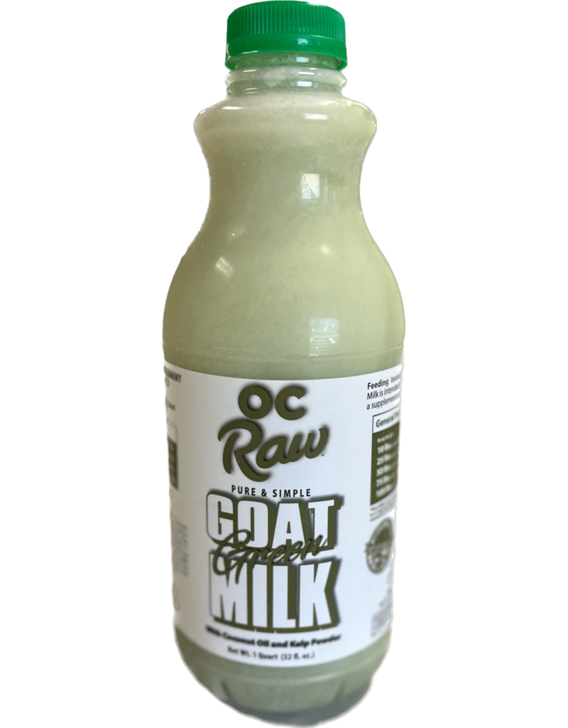 OC Raw Pet Food OC Raw Frozen Raw Goat Milk | Green Goat Milk 32 oz (*Frozen Products for Local Delivery or In-Store Pickup Only. *)