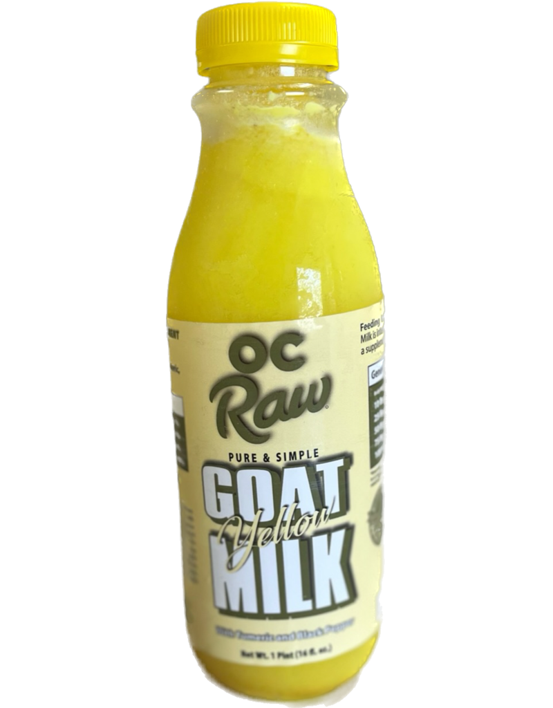 OC Raw Pet Food OC Raw Frozen Raw Goat Milk | Yellow Goat Milk 16 oz (*Frozen Products for Local Delivery or In-Store Pickup Only. *)