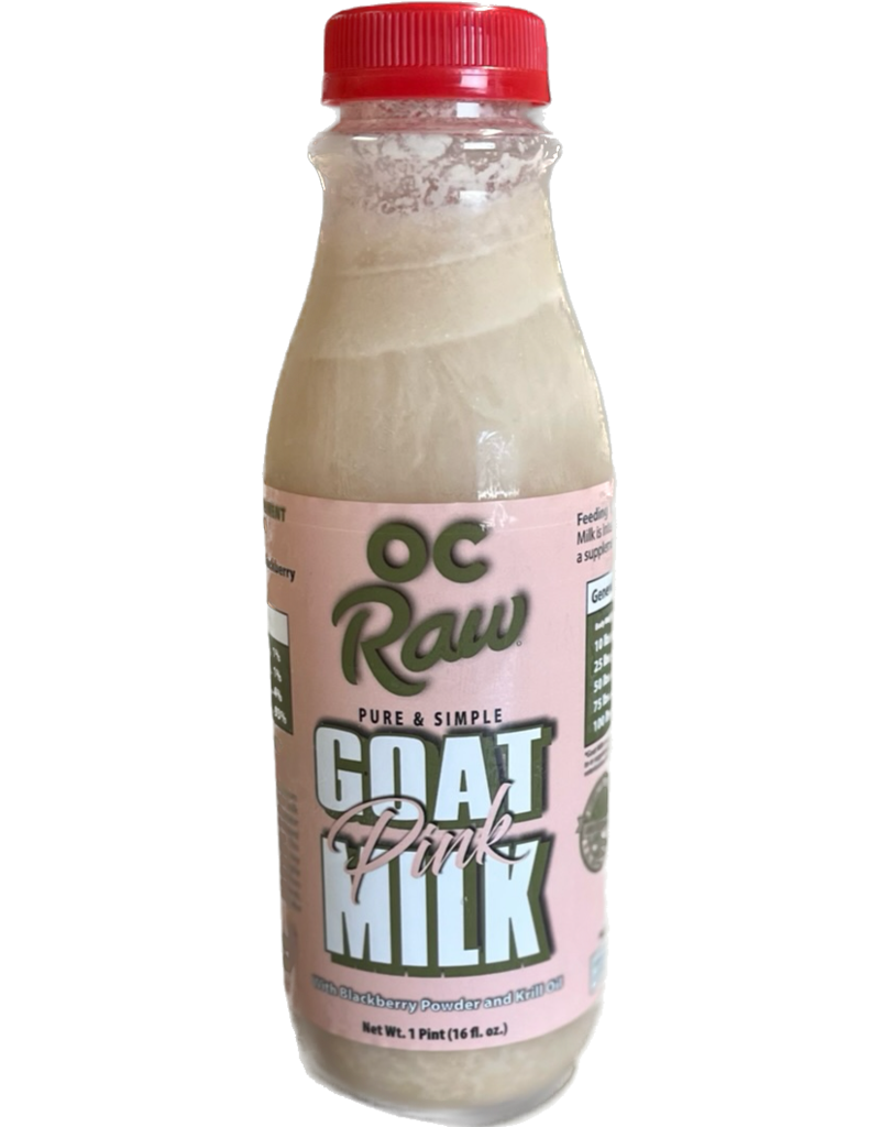 OC Raw Pet Food OC Raw Frozen Raw Goat Milk | Pink Goat Milk 16 oz (*Frozen Products for Local Delivery or In-Store Pickup Only. *)