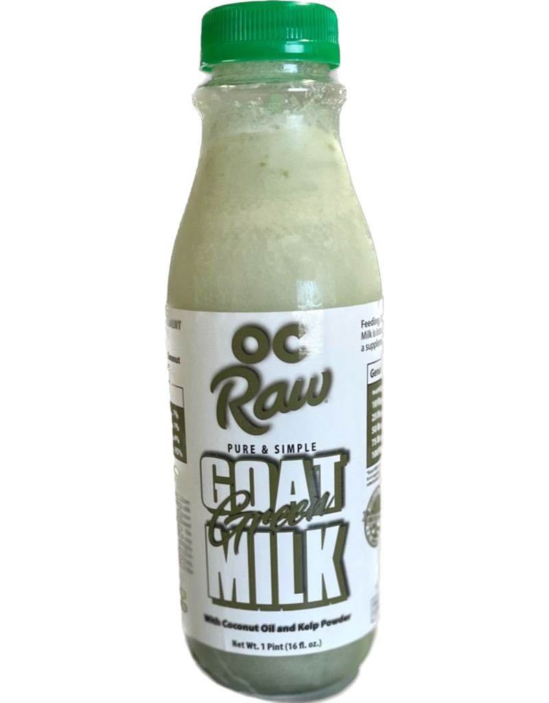 OC Raw Pet Food OC Raw Frozen Raw Goat Milk | Green Goat Milk 16 oz (*Frozen Products for Local Delivery or In-Store Pickup Only. *)