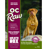 OC Raw Pet Food OC Raw Frozen Meaty Rox Dog Food | Beef & Produce 7 lb (*Frozen Products for Local Delivery or In-Store Pickup Only. *)