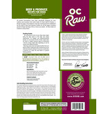 OC Raw Pet Food OC Raw Frozen Meaty Rox Dog Food | Beef & Produce 7 lb (*Frozen Products for Local Delivery or In-Store Pickup Only. *)