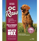 OC Raw Pet Food OC Raw Frozen Meaty Rox Dog Food | Beef & Produce 3 lb (*Frozen Products for Local Delivery or In-Store Pickup Only. *)