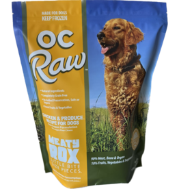 OC Raw Pet Food OC Raw Frozen Meaty Rox Dog Food | Chicken & Produce 3 lb (*Frozen Products for Local Delivery or In-Store Pickup Only. *)