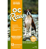 OC Raw Pet Food OC Raw Frozen Dog Food 8 oz Patties | Chicken & Produce 6 lb (*Frozen Products for Local Delivery or In-Store Pickup Only. *)