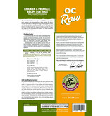 OC Raw Pet Food OC Raw Frozen Dog Food 8 oz Patties | Chicken & Produce 6 lb (*Frozen Products for Local Delivery or In-Store Pickup Only. *)