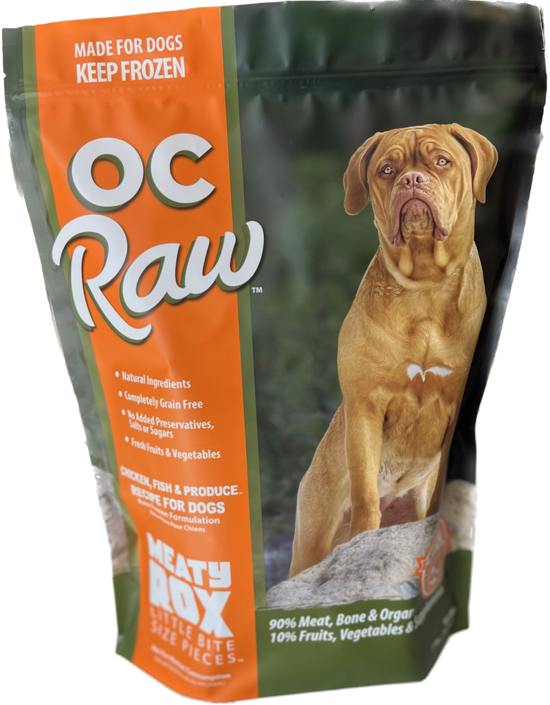 OC Raw Pet Food OC Raw Frozen Meaty Rox Dog Food | Chicken, Fish & Produce 7 lb (*Frozen Products for Local Delivery or In-Store Pickup Only. *)