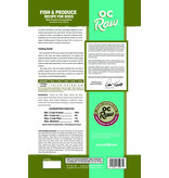 OC Raw Pet Food OC Raw Frozen Dog Food 2 oz Sliders | Fish & Produce 4 lb (*Frozen Products for Local Delivery or In-Store Pickup Only. *)
