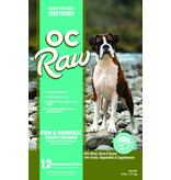 OC Raw Pet Food OC Raw Frozen Dog Food 8 oz Patties | Fish & Produce 6 lb (*Frozen Products for Local Delivery or In-Store Pickup Only. *)