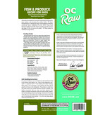 OC Raw Pet Food OC Raw Frozen Dog Food 8 oz Patties | Fish & Produce 6 lb (*Frozen Products for Local Delivery or In-Store Pickup Only. *)