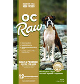 OC Raw Pet Food OC Raw Frozen Dog Food 8 oz Patties | Goat & Produce 6 lb (*Frozen Products for Local Delivery or In-Store Pickup Only. *)