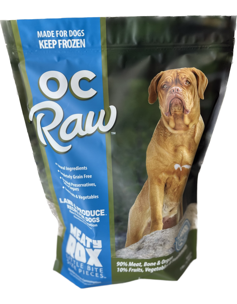 OC Raw Pet Food OC Raw Frozen Meaty Rox Dog Food | Lamb & Produce 7 lb (*Frozen Products for Local Delivery or In-Store Pickup Only. *)