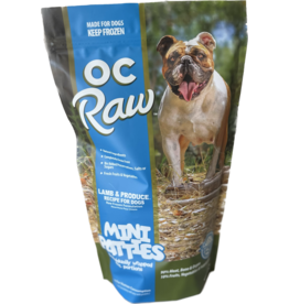 OC Raw Pet Food OC Raw Frozen Dog Food 2 oz Sliders | Lamb & Produce 4 lb (*Frozen Products for Local Delivery or In-Store Pickup Only. *)