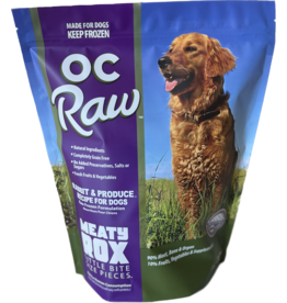 OC Raw Pet Food OC Raw Frozen Meaty Rox Dog Food | Rabbit & Produce 3 lb (*Frozen Products for Local Delivery or In-Store Pickup Only. *)