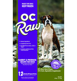 OC Raw Pet Food OC Raw Frozen Dog Food 8 oz Patties | Rabbit & Produce 6 lb (*Frozen Products for Local Delivery or In-Store Pickup Only. *)