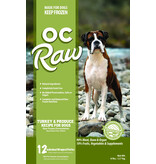 OC Raw Pet Food OC Raw Frozen Dog Food 8 oz Patties | Turkey & Produce 6 lb (*Frozen Products for Local Delivery or In-Store Pickup Only. *)