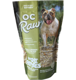 OC Raw Pet Food OC Raw Frozen Dog Food 2 oz Sliders | Turkey & Produce 4 lb (*Frozen Products for Local Delivery or In-Store Pickup Only. *)