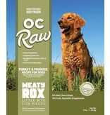 OC Raw Pet Food OC Raw Frozen Meaty Rox Dog Food | Turkey & Produce 3 lb (*Frozen Products for Local Delivery or In-Store Pickup Only. *)